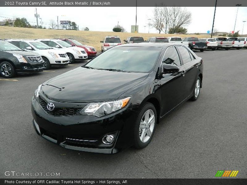 Attitude Black Metallic / Black/Ash 2012 Toyota Camry SE