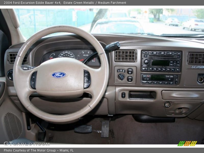 Estate Green Metallic / Medium Parchment 2004 Ford Excursion Eddie Bauer 4x4