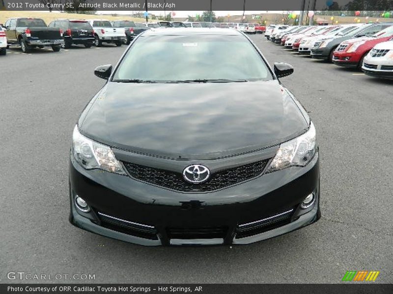 Attitude Black Metallic / Black/Ash 2012 Toyota Camry SE