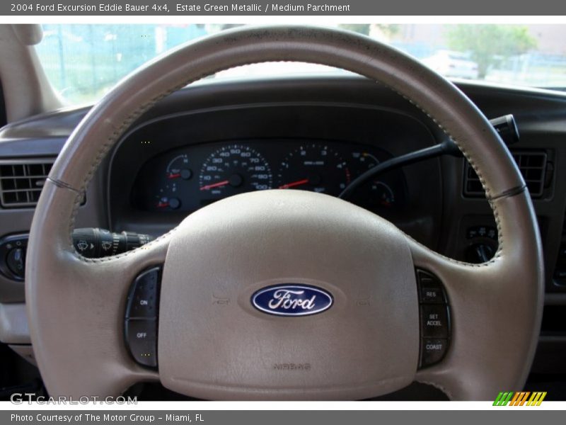 Estate Green Metallic / Medium Parchment 2004 Ford Excursion Eddie Bauer 4x4