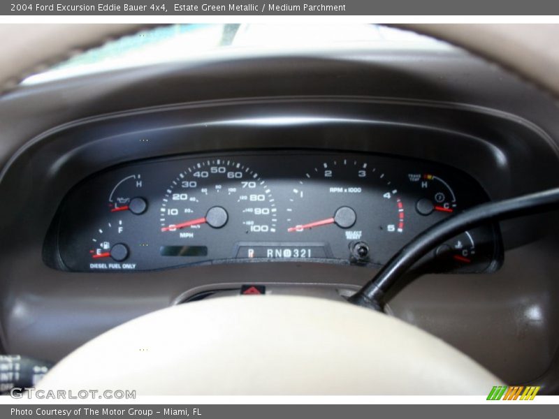 Estate Green Metallic / Medium Parchment 2004 Ford Excursion Eddie Bauer 4x4