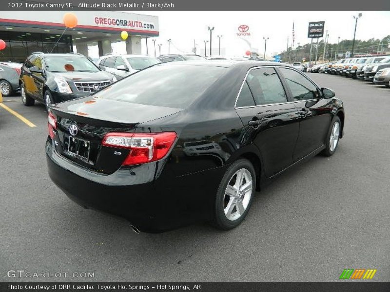 Attitude Black Metallic / Black/Ash 2012 Toyota Camry SE