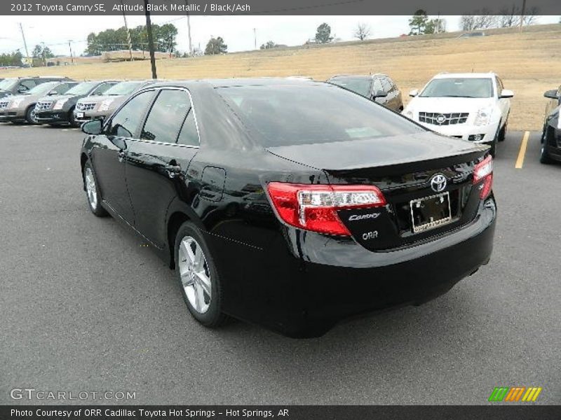 Attitude Black Metallic / Black/Ash 2012 Toyota Camry SE