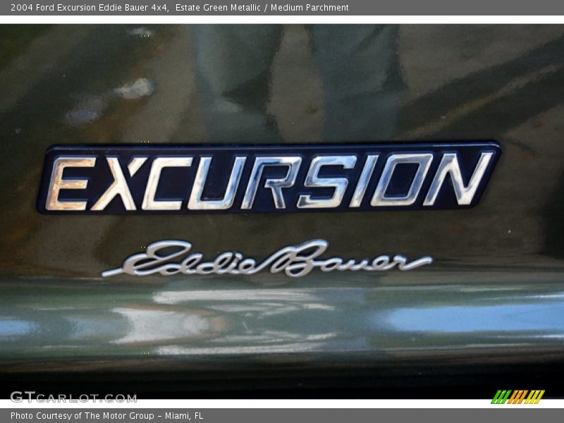 Estate Green Metallic / Medium Parchment 2004 Ford Excursion Eddie Bauer 4x4