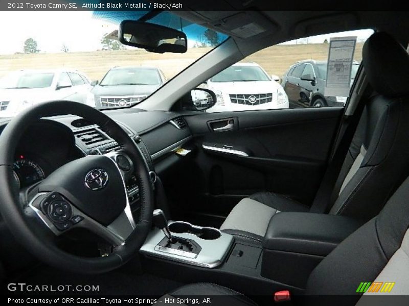 Attitude Black Metallic / Black/Ash 2012 Toyota Camry SE