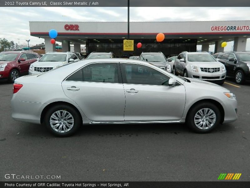 Classic Silver Metallic / Ash 2012 Toyota Camry LE