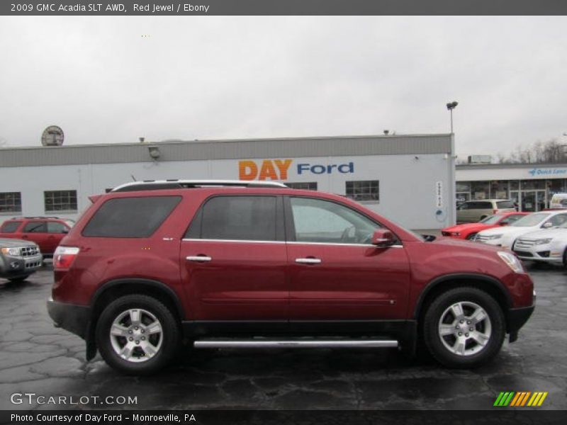 Red Jewel / Ebony 2009 GMC Acadia SLT AWD