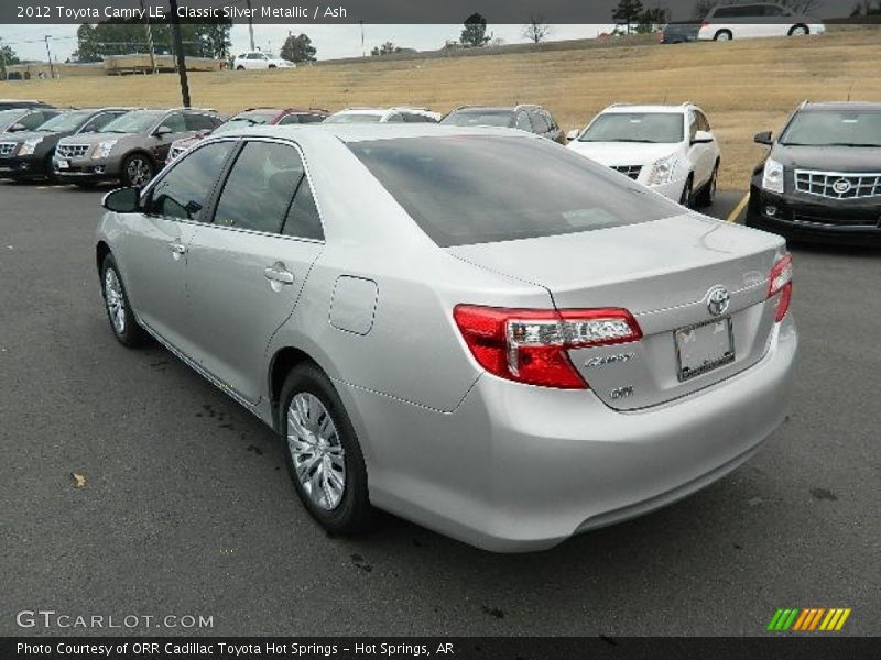 Classic Silver Metallic / Ash 2012 Toyota Camry LE