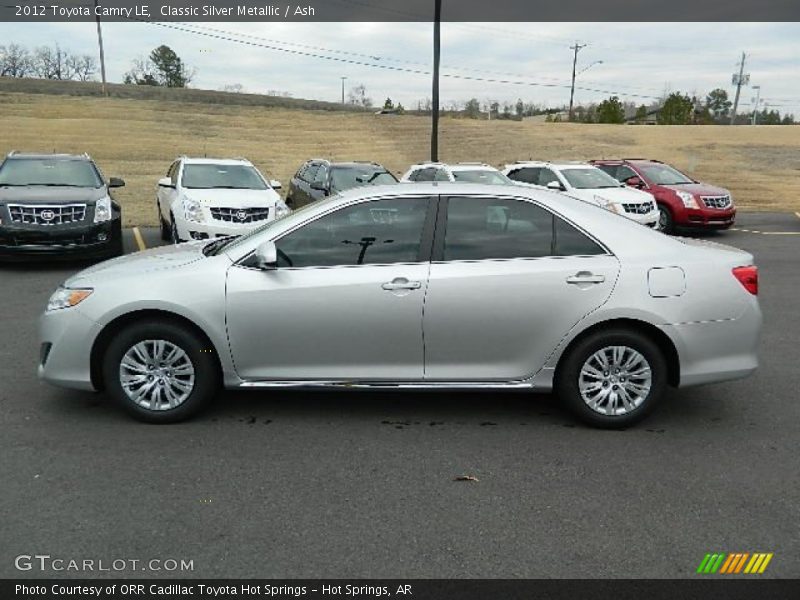 Classic Silver Metallic / Ash 2012 Toyota Camry LE
