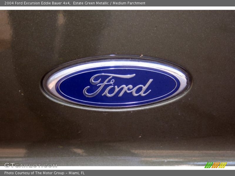 Estate Green Metallic / Medium Parchment 2004 Ford Excursion Eddie Bauer 4x4