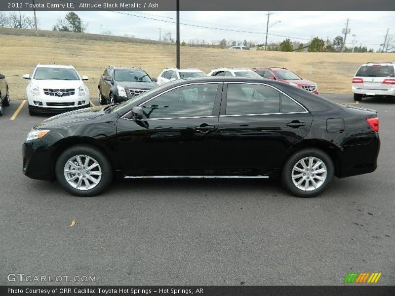 Attitude Black Metallic / Ash 2012 Toyota Camry LE
