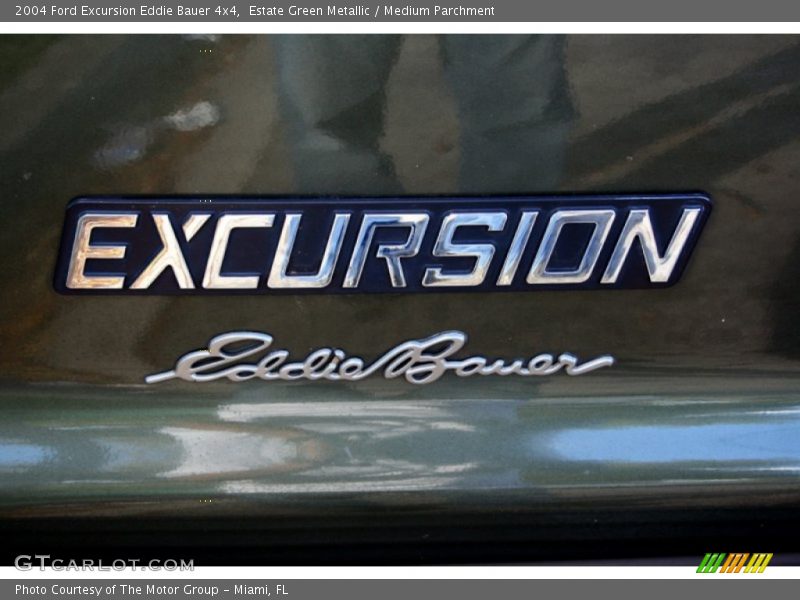 Estate Green Metallic / Medium Parchment 2004 Ford Excursion Eddie Bauer 4x4