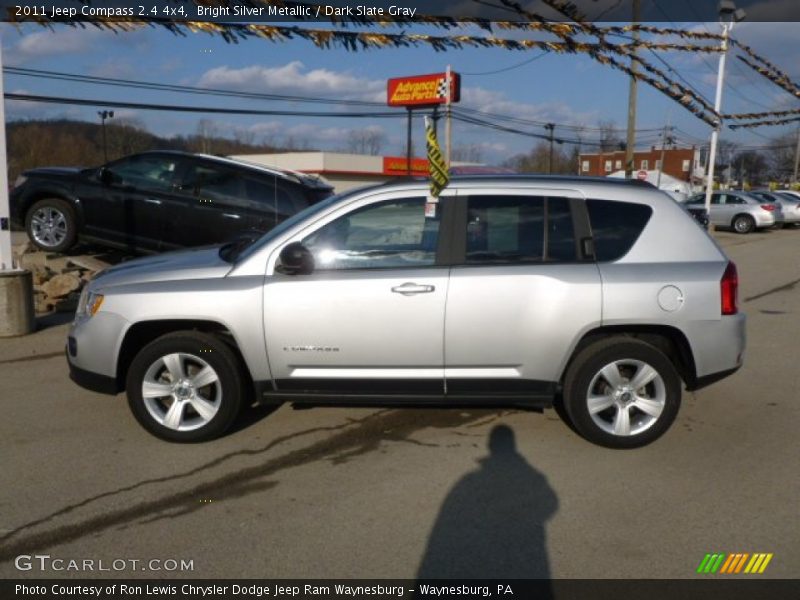 Bright Silver Metallic / Dark Slate Gray 2011 Jeep Compass 2.4 4x4