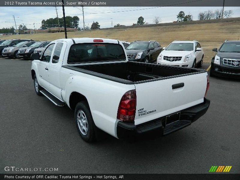 Super White / Graphite 2012 Toyota Tacoma Access Cab