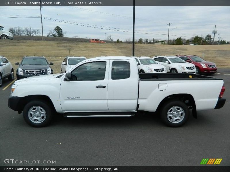 Super White / Graphite 2012 Toyota Tacoma Access Cab