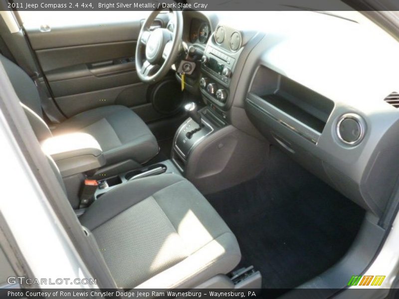 Bright Silver Metallic / Dark Slate Gray 2011 Jeep Compass 2.4 4x4