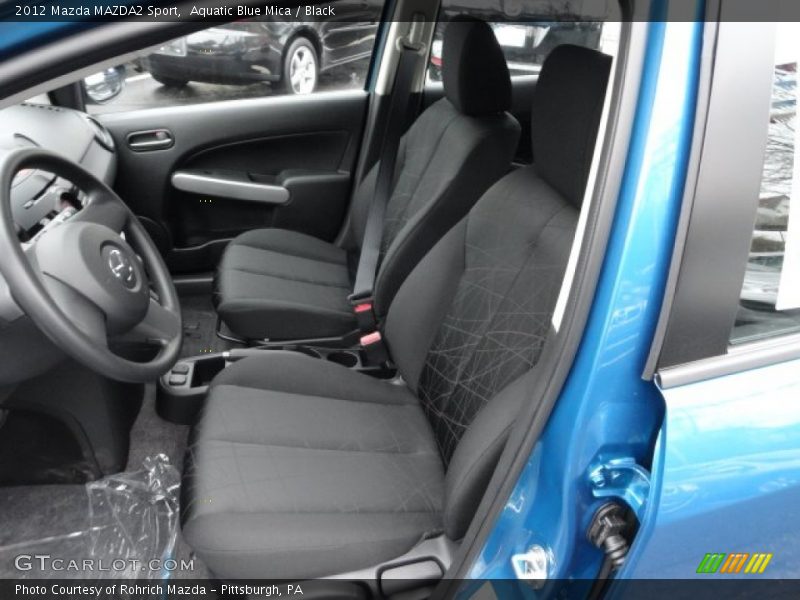 Aquatic Blue Mica / Black 2012 Mazda MAZDA2 Sport