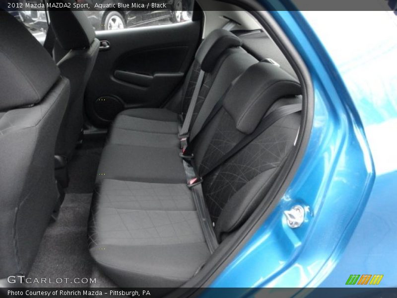 Aquatic Blue Mica / Black 2012 Mazda MAZDA2 Sport