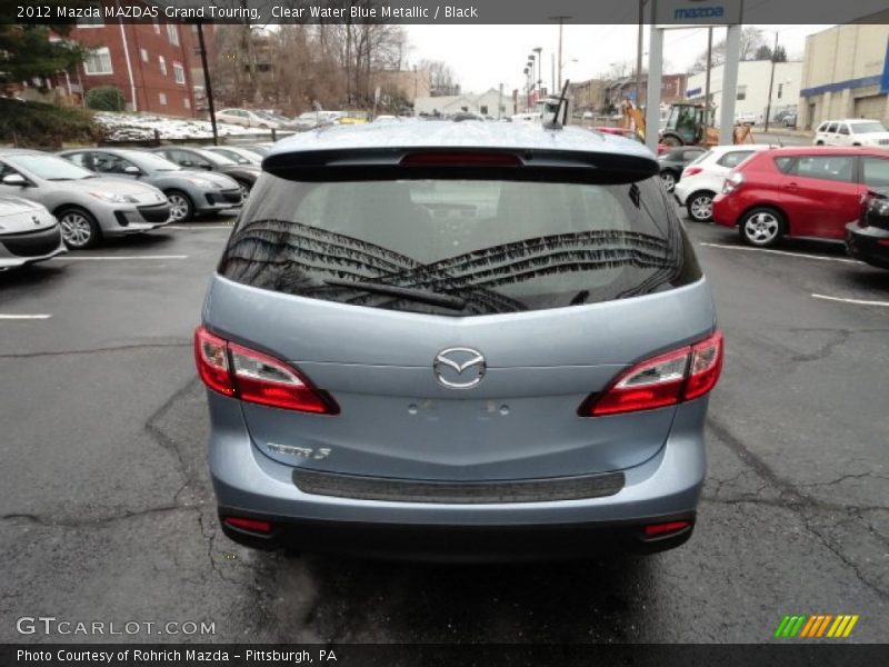 Clear Water Blue Metallic / Black 2012 Mazda MAZDA5 Grand Touring
