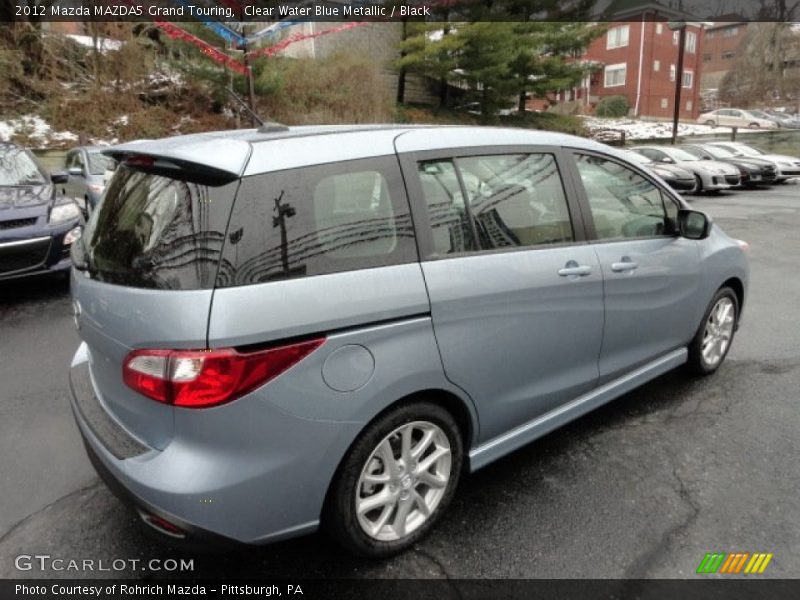 Clear Water Blue Metallic / Black 2012 Mazda MAZDA5 Grand Touring