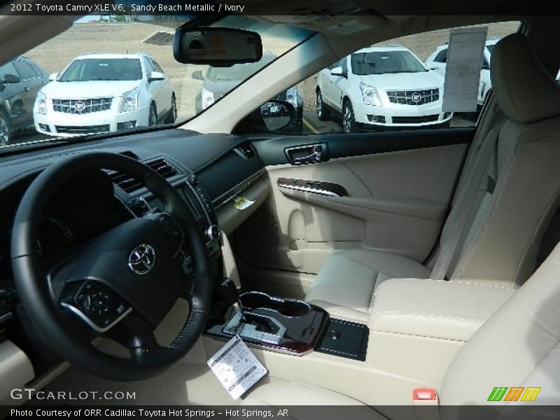 Sandy Beach Metallic / Ivory 2012 Toyota Camry XLE V6