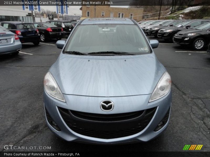Clear Water Blue Metallic / Black 2012 Mazda MAZDA5 Grand Touring