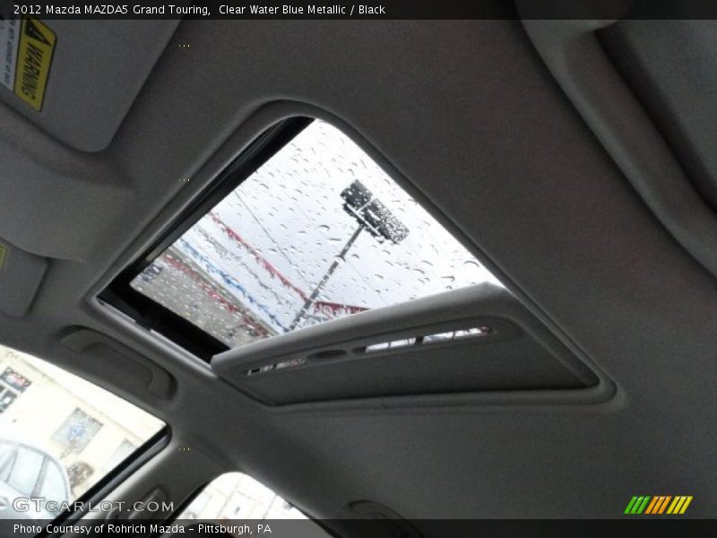 Clear Water Blue Metallic / Black 2012 Mazda MAZDA5 Grand Touring