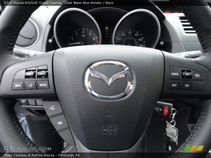  2012 MAZDA5 Grand Touring Steering Wheel