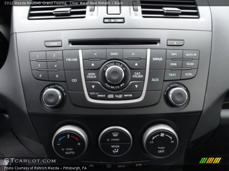 Controls of 2012 MAZDA5 Grand Touring