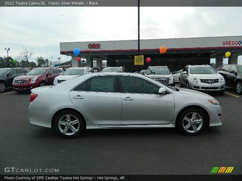 Classic Silver Metallic / Black 2012 Toyota Camry SE