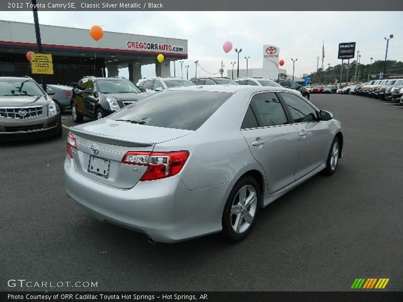 Classic Silver Metallic / Black 2012 Toyota Camry SE