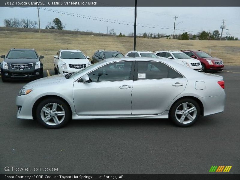 Classic Silver Metallic / Black 2012 Toyota Camry SE