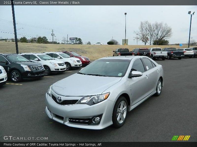 Classic Silver Metallic / Black 2012 Toyota Camry SE