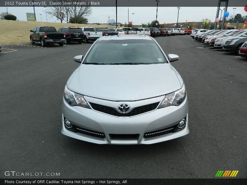 Classic Silver Metallic / Black 2012 Toyota Camry SE