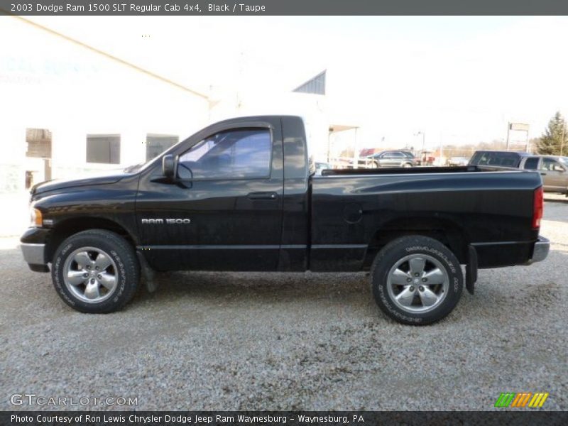 Black / Taupe 2003 Dodge Ram 1500 SLT Regular Cab 4x4