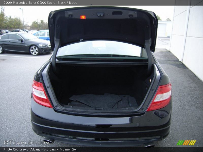 Black / Black 2009 Mercedes-Benz C 300 Sport