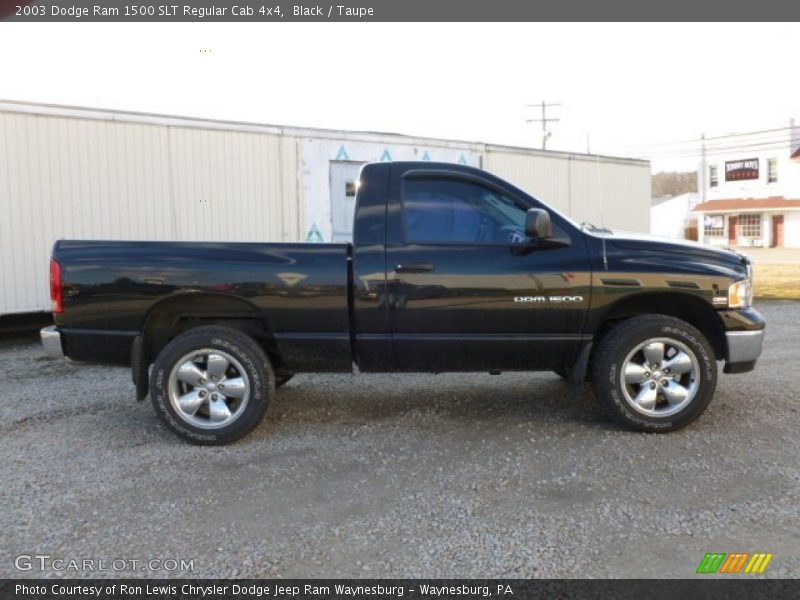 Black / Taupe 2003 Dodge Ram 1500 SLT Regular Cab 4x4