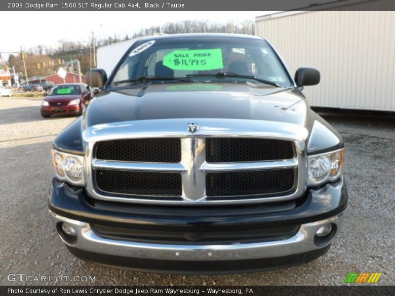 Black / Taupe 2003 Dodge Ram 1500 SLT Regular Cab 4x4
