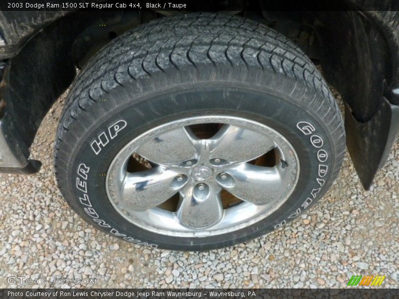 Black / Taupe 2003 Dodge Ram 1500 SLT Regular Cab 4x4