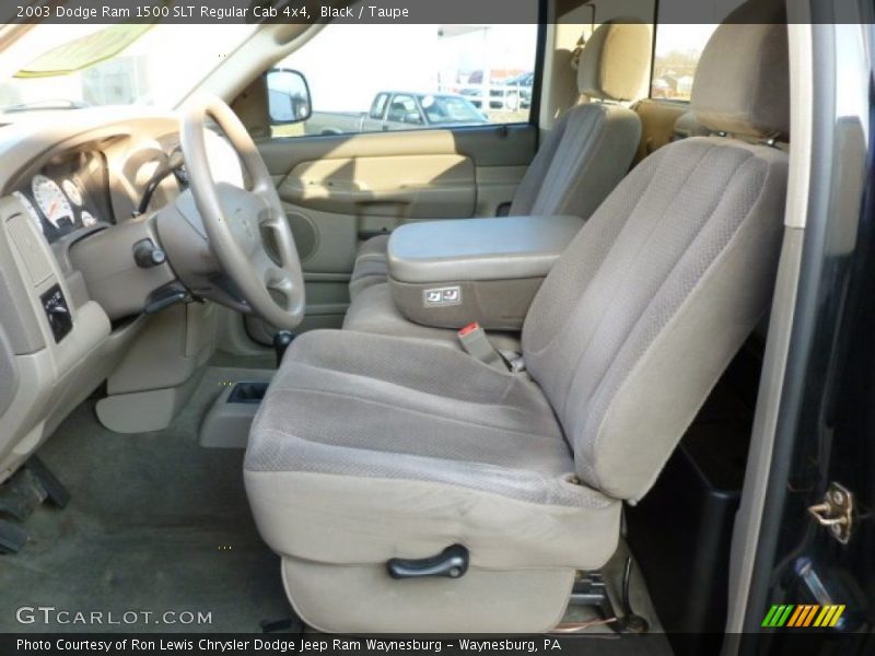 Black / Taupe 2003 Dodge Ram 1500 SLT Regular Cab 4x4