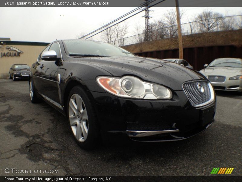 Ebony Black / Warm Charcoal 2010 Jaguar XF Sport Sedan