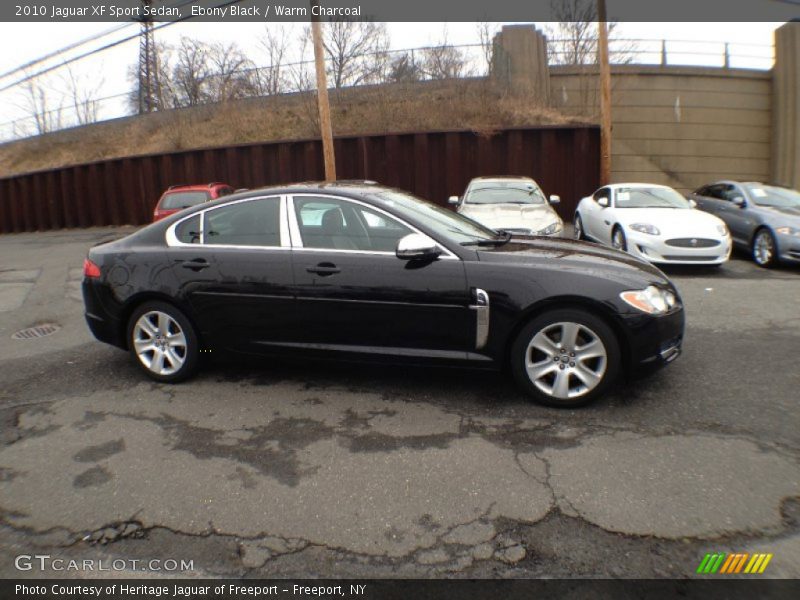 Ebony Black / Warm Charcoal 2010 Jaguar XF Sport Sedan