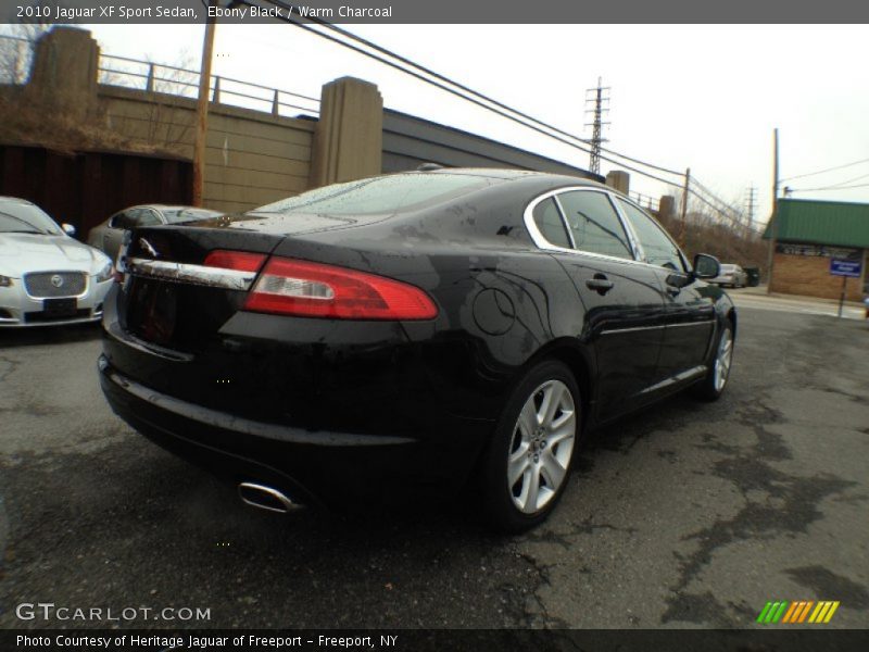 Ebony Black / Warm Charcoal 2010 Jaguar XF Sport Sedan