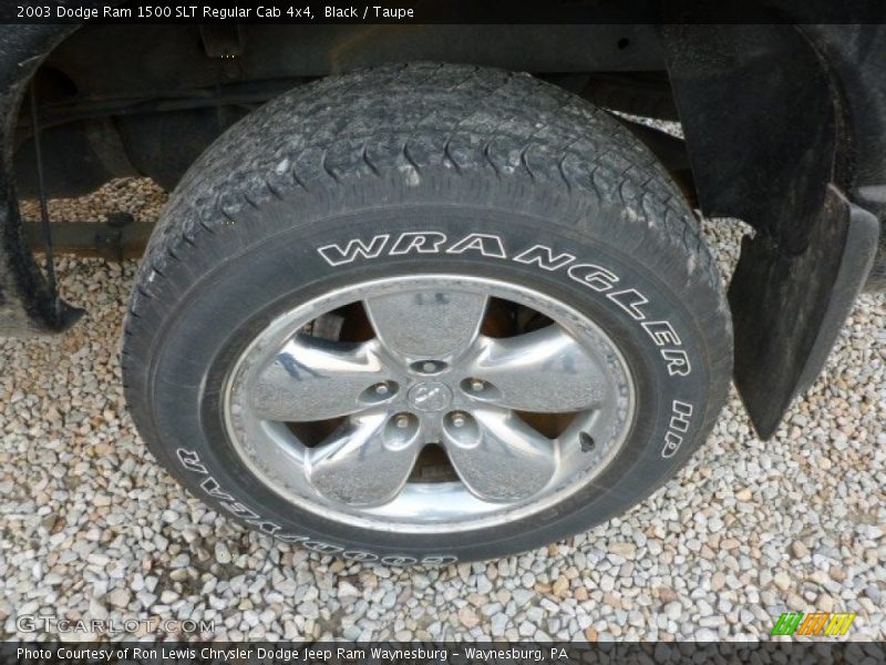 Black / Taupe 2003 Dodge Ram 1500 SLT Regular Cab 4x4