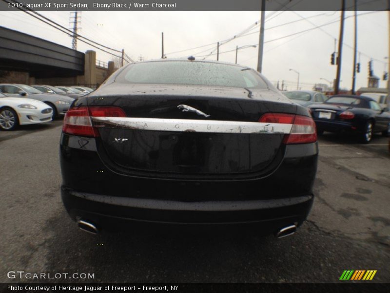 Ebony Black / Warm Charcoal 2010 Jaguar XF Sport Sedan