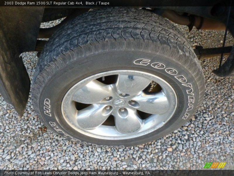 Black / Taupe 2003 Dodge Ram 1500 SLT Regular Cab 4x4