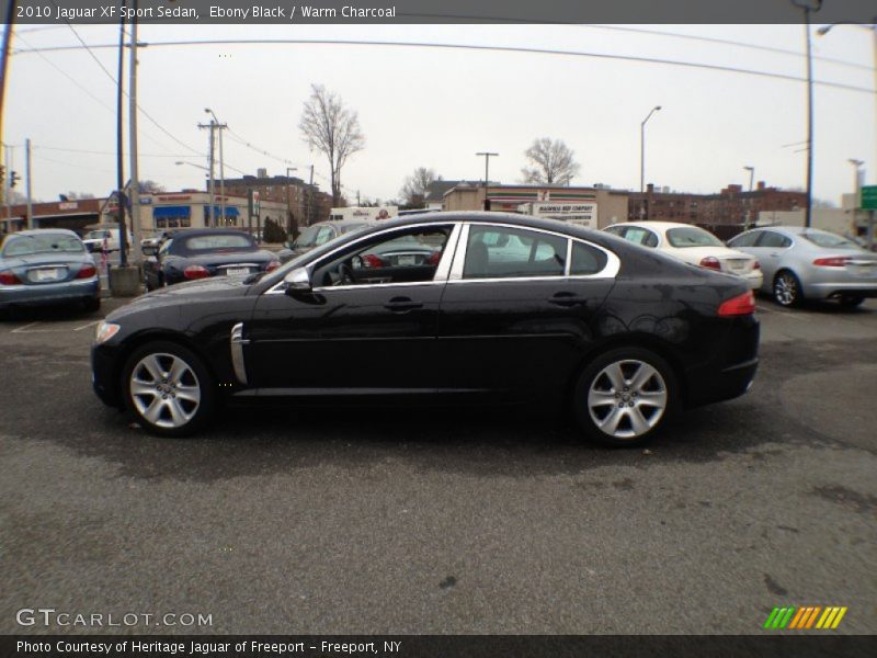 Ebony Black / Warm Charcoal 2010 Jaguar XF Sport Sedan