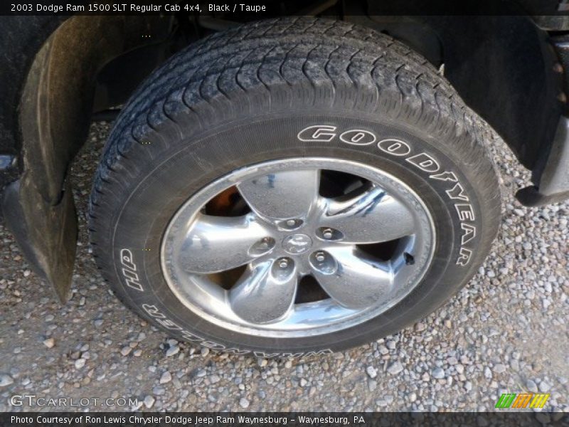 Black / Taupe 2003 Dodge Ram 1500 SLT Regular Cab 4x4