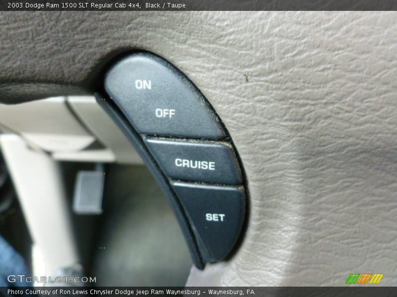 Black / Taupe 2003 Dodge Ram 1500 SLT Regular Cab 4x4