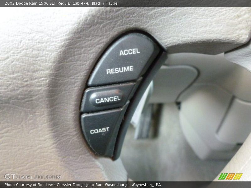 Black / Taupe 2003 Dodge Ram 1500 SLT Regular Cab 4x4